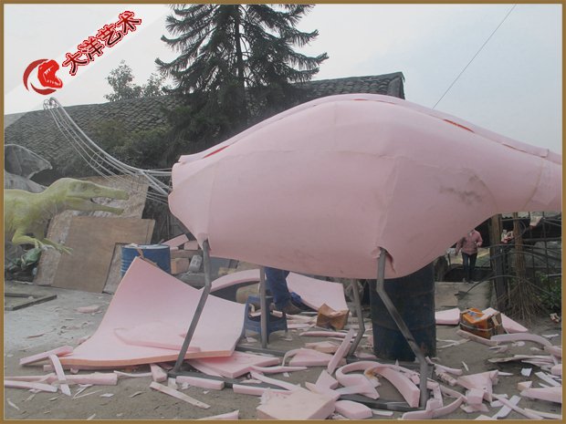 仿真恐龍制作現(xiàn)場(chǎng)-腕龍制作現(xiàn)場(chǎng)