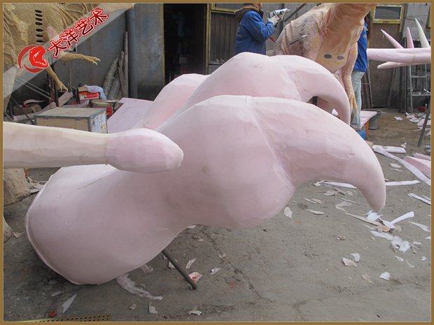 仿真恐龍制作現(xiàn)場(chǎng)-恐龍腳制作現(xiàn)場(chǎng)