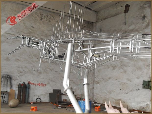 仿真恐龍制作現場-棘龍制作現場