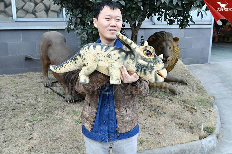 恐龍手偶，仿真小恐龍手偶 