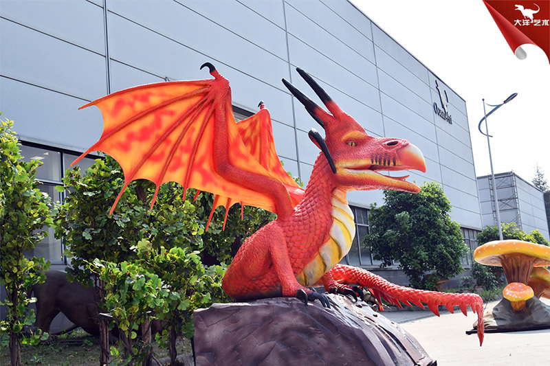 仿真火龍，仿真恐龍模型 