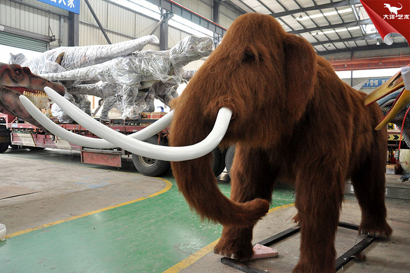 仿真猛犸象，仿真動物制作公司 